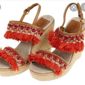 Tory Burch Tassel Wedges